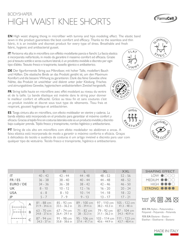 Коригуючі стрінги Farmacell Bodyshaper, пудровий (розмір S) 600 фото