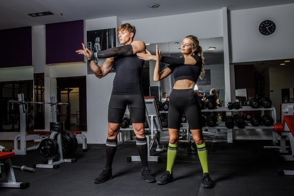 Спортивні компресійні гольфи 1 клас 18&ndash;22 мм рт. ст. RelaxSan Sport чорно-сірі S 000031049 фото