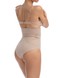 Корректирующие трусы с высокой талией Farmacell Bodyshaper пудровые S 601 фото 5