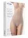 Корректирующие трусы с высокой талией Farmacell Bodyshaper пудровые S 601 фото 7